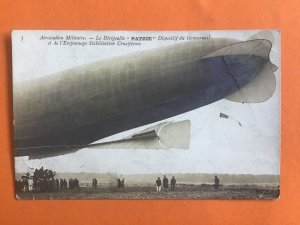 France 1911 Dirigible Balloon Zeppelin Airship Postcard R39476 