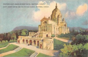 MONTREAL, Canada   SAINT JOSEPH SHRINE & THE FUTURE CHURCH    Postcard