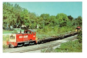 Railway Train, Rock Island Railroad, 1972 Pullman Junction, Illinois,