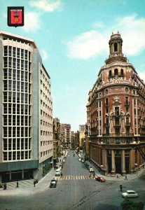 Postcard Pintor Sorolla Street Historical Landmark Valencia Spain