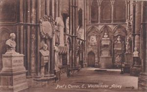 England London Westminster Abbey Poet's Corner