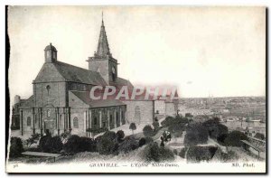 Old Postcard Granville L & # 39Eglise Notre Dame