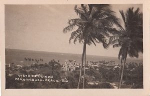 Postcard RPPC Vista de Olinda Pernambuco Brazil