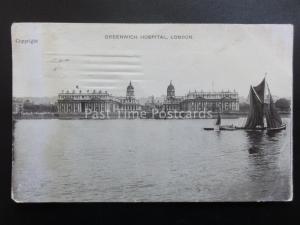 London GREENWICH HOSPITAL c1910 Old Postcard