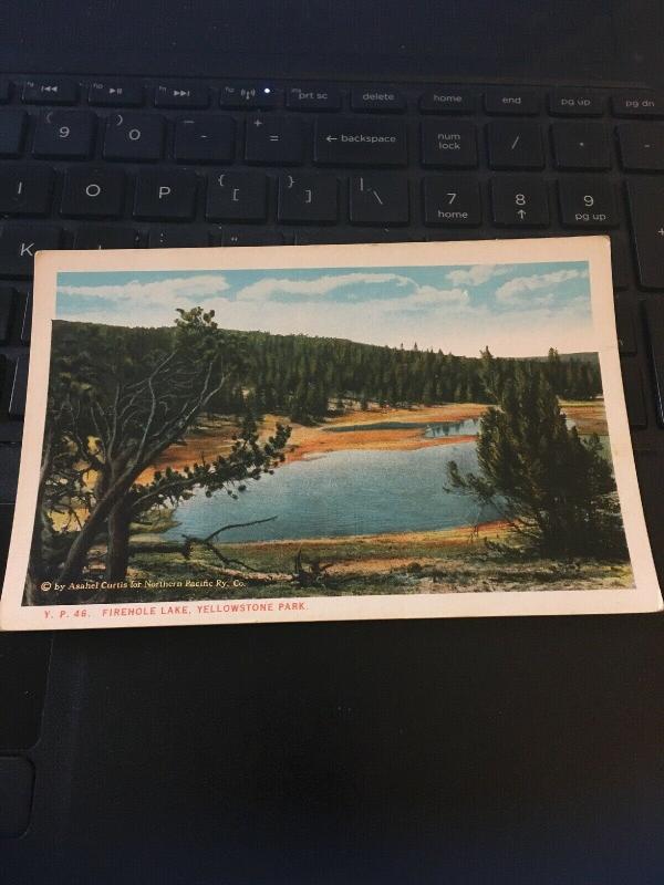 Vintage Postcard; Mud Geyser, Norris Geyser Basin, Yellowstone Park