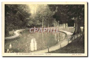 Old Postcard La Bourboule Fenestre Park Lake