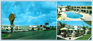 BOCA RATON, Florida FL ~ Roadside UNIVERSITY INN c1960s - 3.5x8.25 Postcard