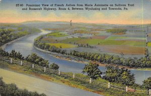 Panorama View of French Azilum Wyalusing, Pennsylvania PA s 