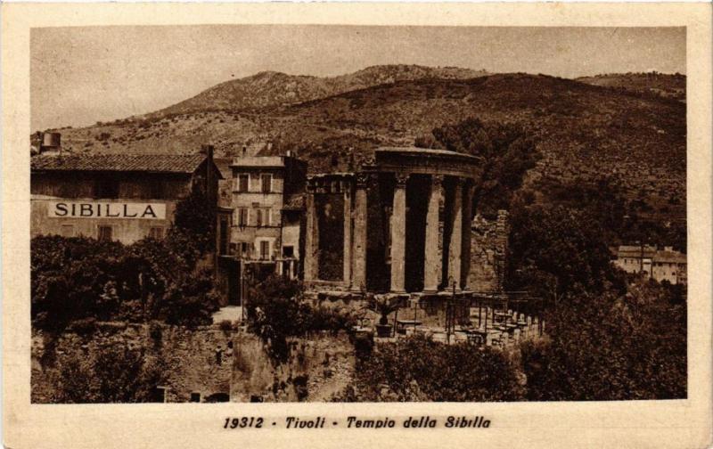 CPA TIVOLI Tempio della Sibilla ITALY (545924)