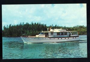 Miss Hollywood III Postcard, 76' Trumpy Custom Built Yacht