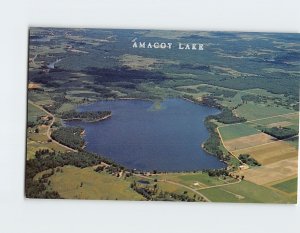 Postcard Amacoy Lake Wisconsin USA