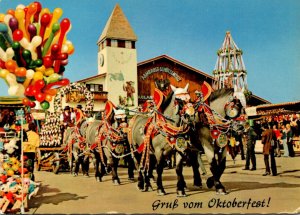 Germany Muenchen Gruss vom Oktoberfest