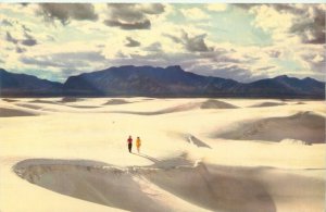 The White Sands of White Sands National Monument Alamogordo, NM Vintage Postcard