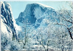 Postcard - Half Dome-Winter, Yosemite National Park - California