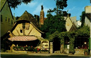 Vtg The Tuck Box English Tea Room Carmel By The Sea California CA Postcard