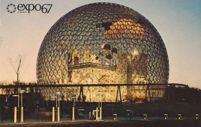 Expo67 - Montreal QC, Quebec, Canada - World Fair 1967 - U.S. Skybreak Bubble