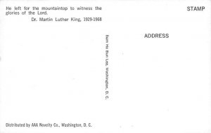 Dr Martin Luther King 1929 â€“ 1968