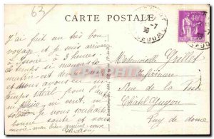 Old Postcard Issoire Pace of the Republic