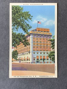 Hotel Washington Washington DC Linen Postcard H2051082742