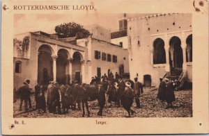 Morocco Tanger People Animals Vintage Postcard C218