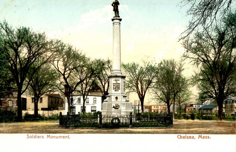 MA - Chelsea. Soldiers' Monument 