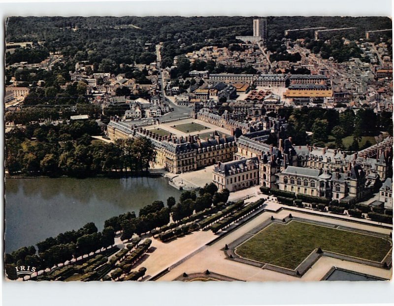 Postcard Le Palais, façade Sud, Fontainebleau, France