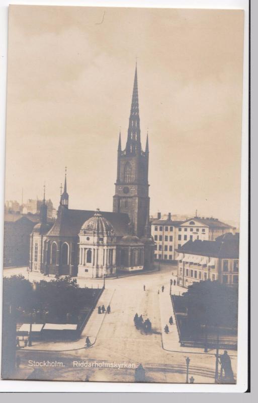 Sweden; Stockholm, Riddarholmskyrkan RP PPC, Unposted, c 1950 Riddarholm Church 