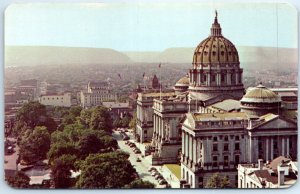 Postcard - Capitol and Museum, Harrisburg, Pennsylvania, USA