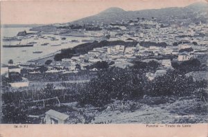 Funchal Tirado Do Leste Madeira Portugal Aerial Old Postcard