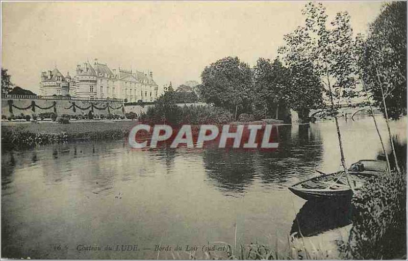 Postcard Old Chateau du Lude Bords du Loir (South East)