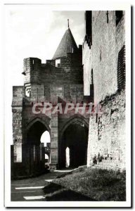 Old Postcard Carcassonne city Echauguette du Chateau