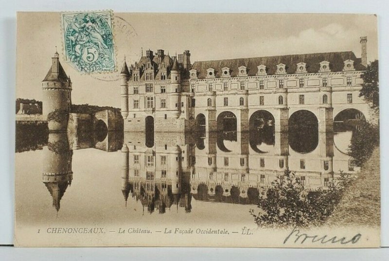 France CHENONCEAUX Le Chateau Postcard Q1