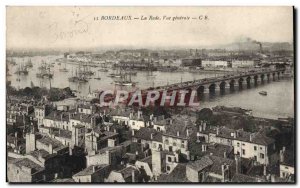 Old Postcard Bordeaux La Rade Vue Generale