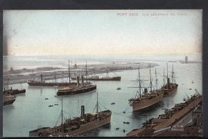 Egypt Postcard - Port Said - Vue Generale Du Canal    1185