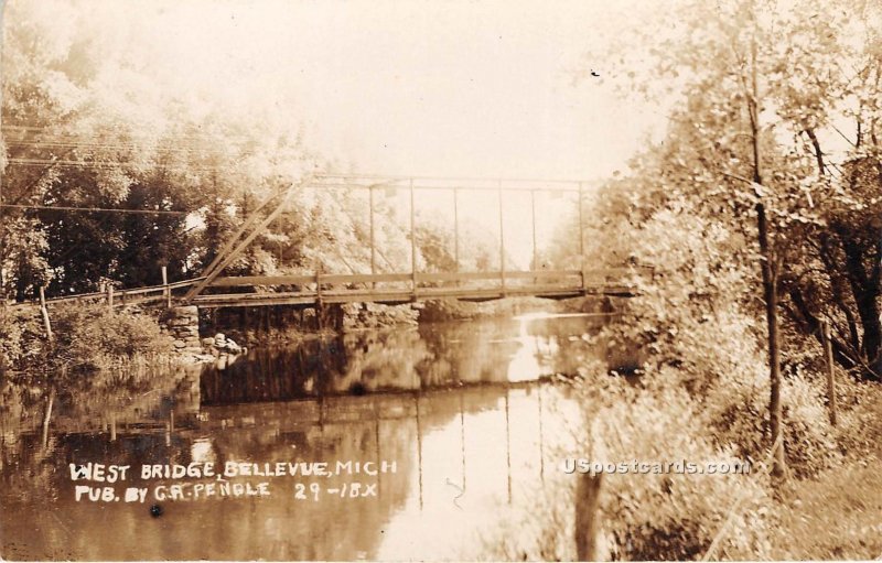 West Bridge in Bellevue, Michigan