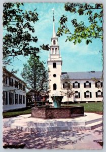 Trinity Church, Newport Rhode Island, Chrome Postcard