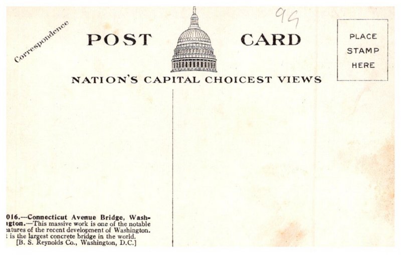 Washington DC Connecticut Avenue Bridge