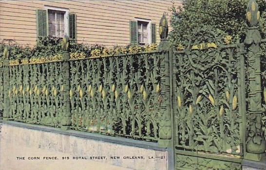 The Corn Fence 915 Royal Street New Orleans Louisiana