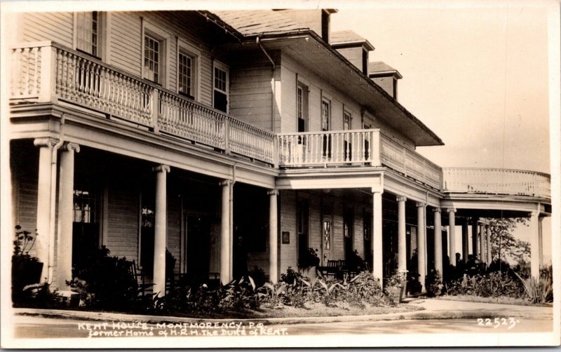 RPPC Former Home Duke of Kent House Montmorency Quebec Canada Postcard L10