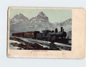 Postcard Gotthard-Express, Switzerland