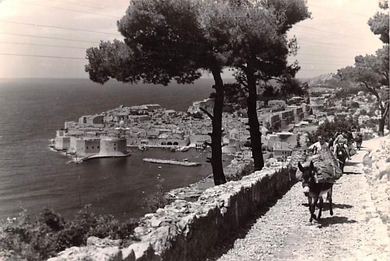 Yugoslavia Old Vintage Antique Post Card Dubrovnik 1957