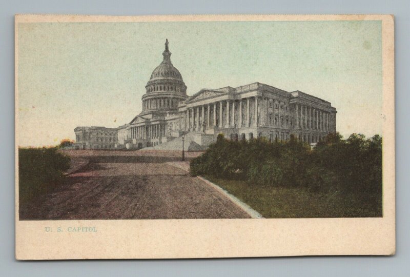 The Capitol Washington DC Postcard Antique 