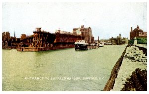 New York Buffalo ,  Entrance to Harbor