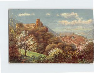 Postcard Alt-Heidelberg im Brautgewand, Heidelberg, Germany