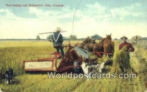 Canada Edmonton, Alta Harvesting 