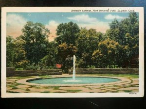 Vintage Postcard 1939 Bromide Springs Platt National Park Sulphur Oklahoma