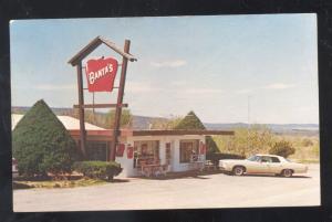 GREEN FOREST ARKANSAS SANTA'S HOUSE OF APPLE VINTAGE ADVERTISING POSTCARD