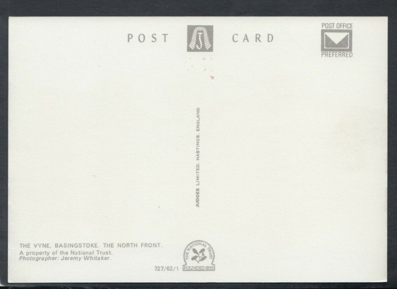 Hampshire Postcard - The Vyne, Basingstoke - The North Front    RR7172