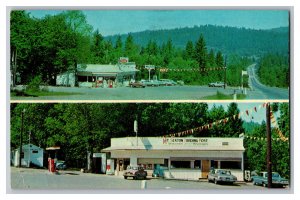 Postcard OR Mt. Sexton Trading Post Sunny Valley Vintage Standard View Card Cars 