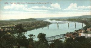 Parkersburg WV From Ft. Boreman c1910 Postcard